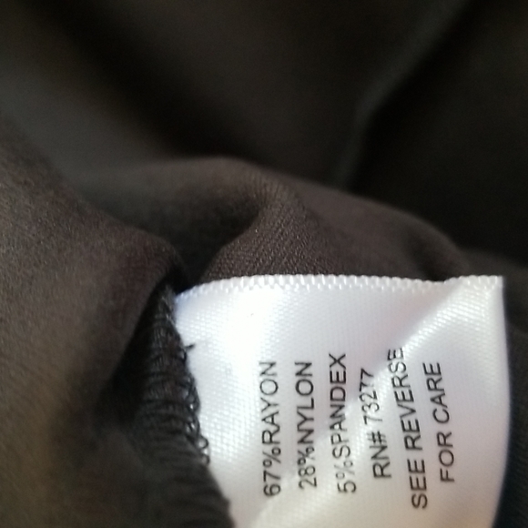 NWT Vylette Charcoal Grey Stretch Flare Pants Size 5 - Picture 7 of 8